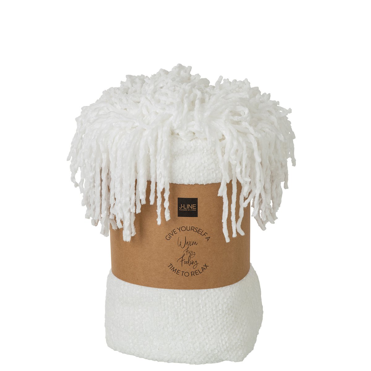Détail de la texture en chenille de la couverture J-Line