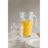 Verre J-Line Bubbel Longdrink - Vue de profil avec détails de transparence