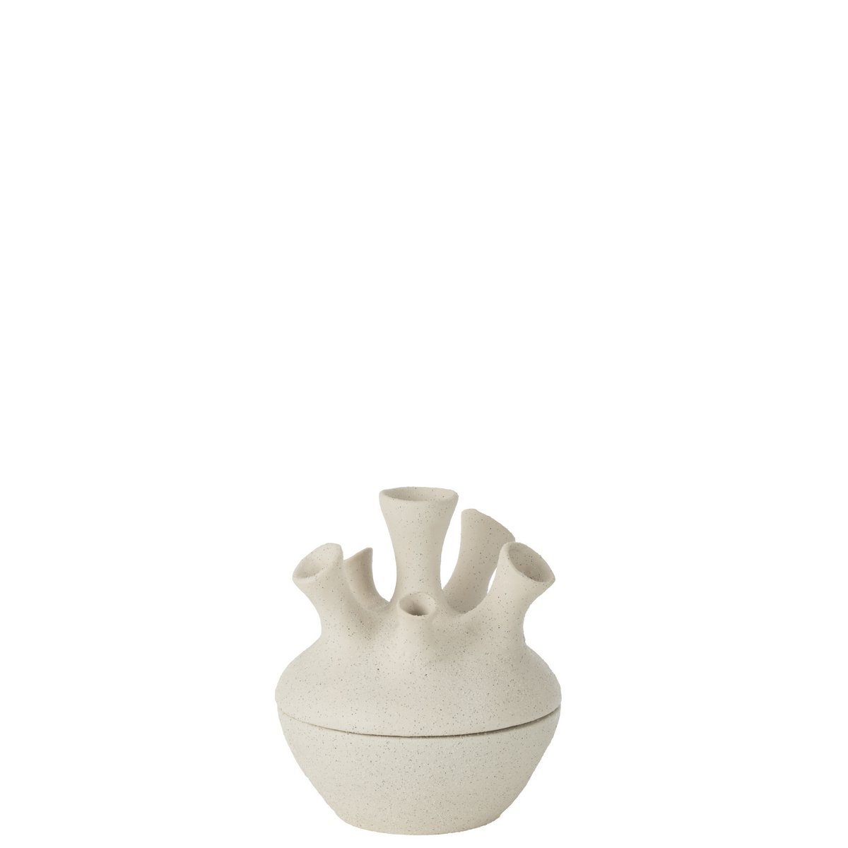 Vase Coral J-Line sur une table décorée