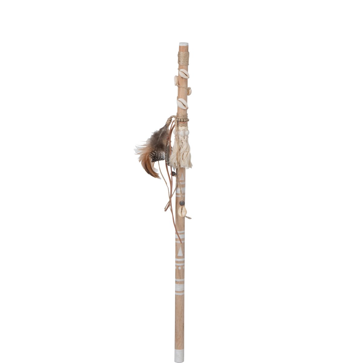 Déco Boho Beach J-Line en bois naturel, élégante et moderne