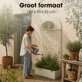Support pour plantes extérieur Sapri Blanc cassé