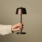 Lampe de table rechargeable Anton Espresso Marron