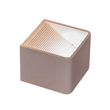 «Cube» de la lumière murale sans fil magnétiquement, env. 10 x 10 cm, en métal blanc, avec capteur de mouvement