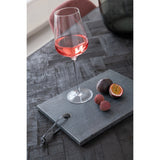 Verre à vin blanc J-Line, détail du cristal transparent