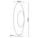 Lampadaire LED h:120cm blanc "Odrive"