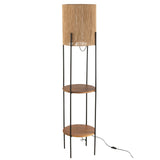 Détail de la lampe J-Line montrant le matériau en fer noir