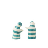 Duo de salière et poivrière J-Line sur table élégante