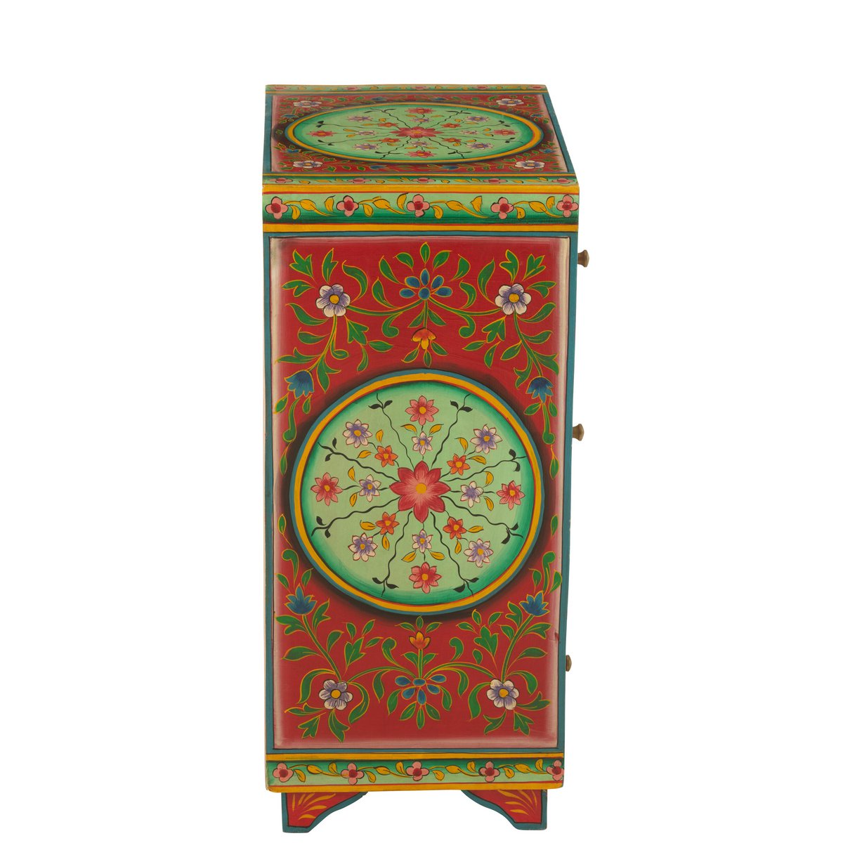 Vue latérale de l'armoire J-line 7 tiroirs Mumbai