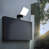 Lampe murale externe LED "Jaro" avec détecteur de mouvement à 360 °, en plastique en anthracite, avec LED intégré