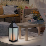 LED DECOL LED "Doris" en plastique et en verre en noir, LED intégrée, pour l'intérieur