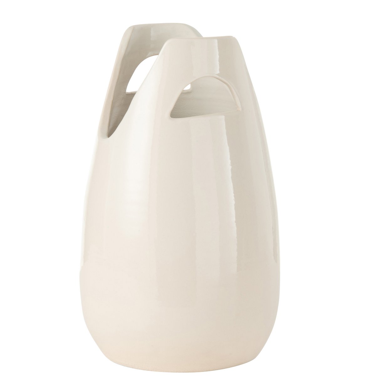Poignée de vase J-Line sur une table élégante, décor intérieur