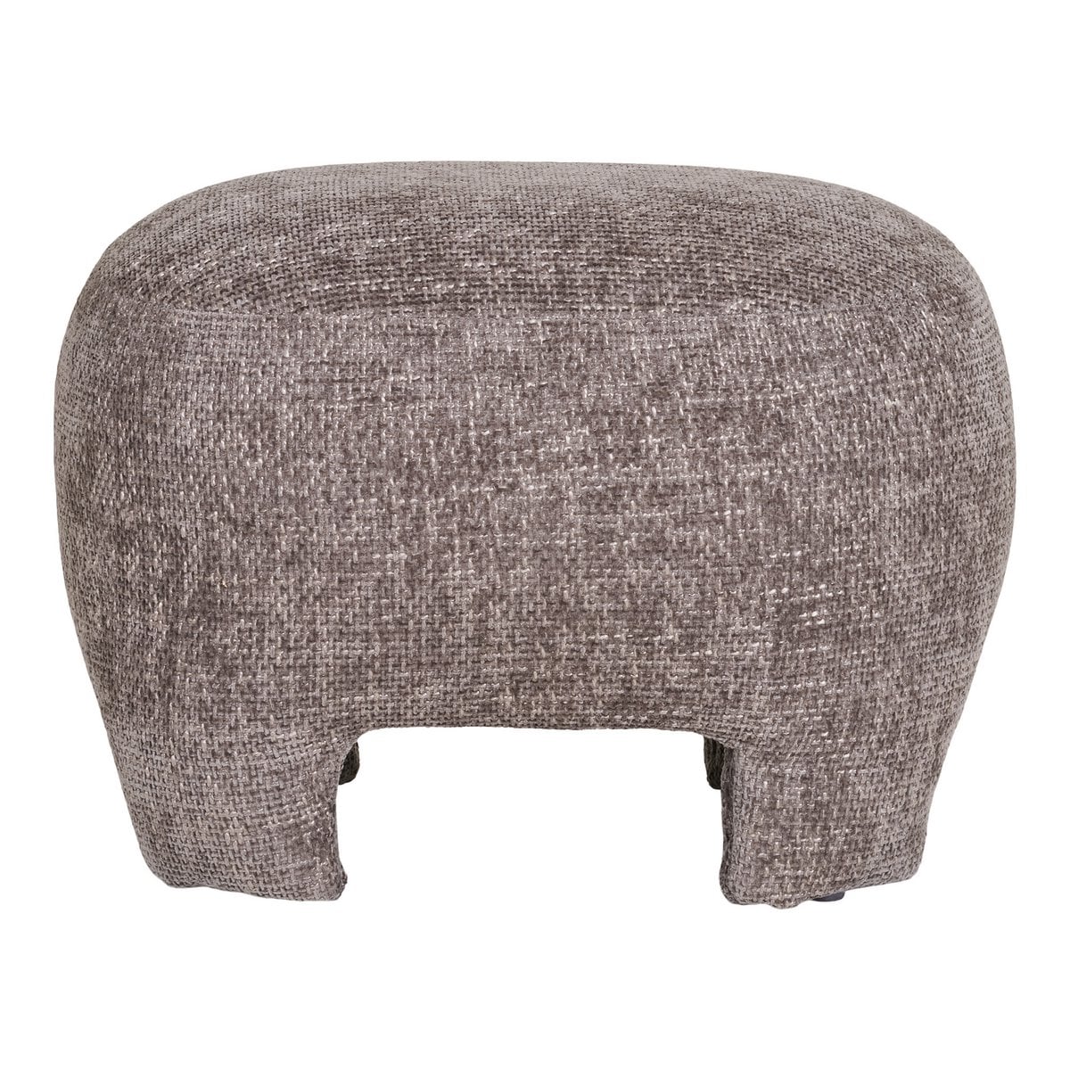 Pouf Nazare beige dans un intérieur contemporain