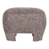 Pouf Nazare beige dans un intérieur contemporain