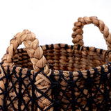 Panier à linge PRAYA | Panier à plantes en jacinthe d'eau