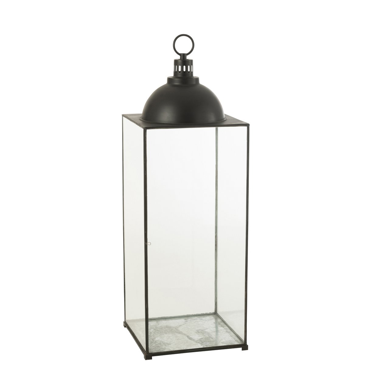 Lanterne J-Line Hagrid - mise en scène dans un salon moderne