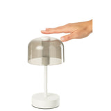 Détail du pied de la lampe J-Line Woa, matériaux de qualité