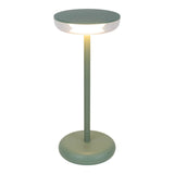 «Pasi» de tablette sans fil pour l'extérieur et à l'intérieur, en métal et en plastique dans la menthe, dimmable, avec une fonction tactile et mémoire, environ. 26 cm de haut