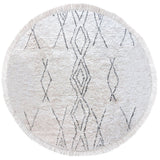 Tapis Crimble Ivoire/charbon Diamètre 160