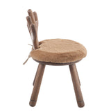 Détail du dossier de la chaise oreille J-Line en bois