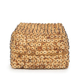 Panier en coque de coco naturel - vue de face