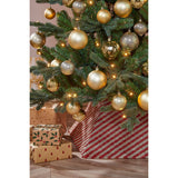 Jupe de sapin de Noël Doré