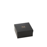 Boîte de 4 bougies parfumées J-Line M-Chic - Oud & Amber, présentation élégante