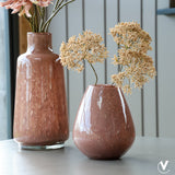 Vase Tasman S Elite en verre marron