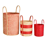 Plantenmand set Brooklyn Rood