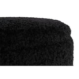 Pouf J-Line Storage Teddy dans un salon moderne