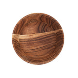 Coquille de décoration de bol en bois 20 ou 25 cm d'aliments.