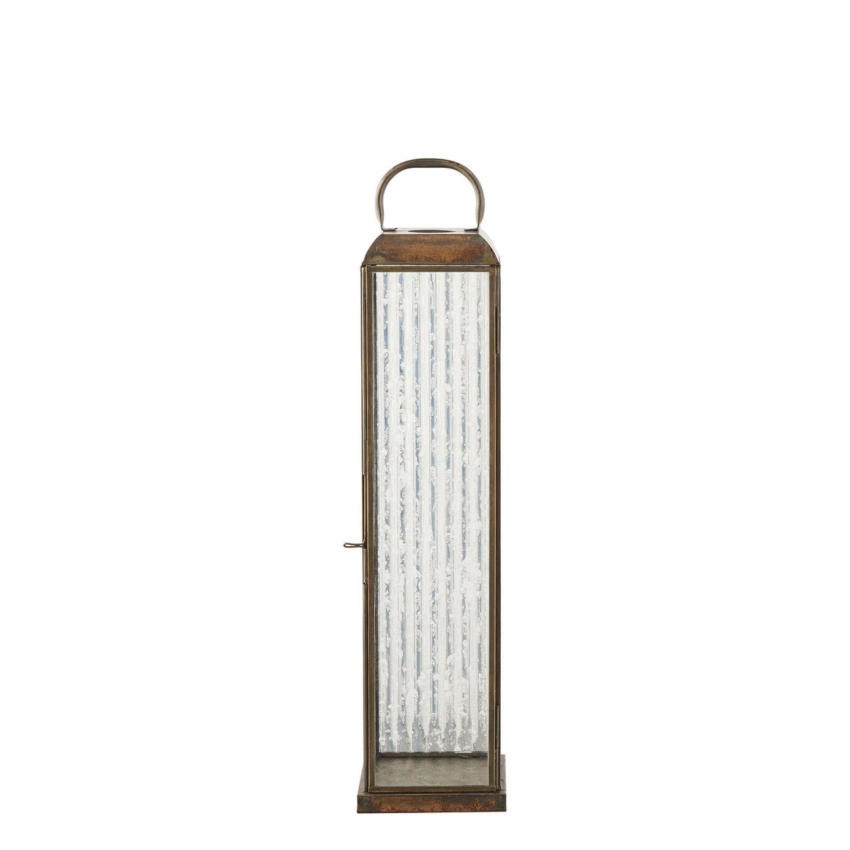Lanterne Herslev en verre et métal, vue de face