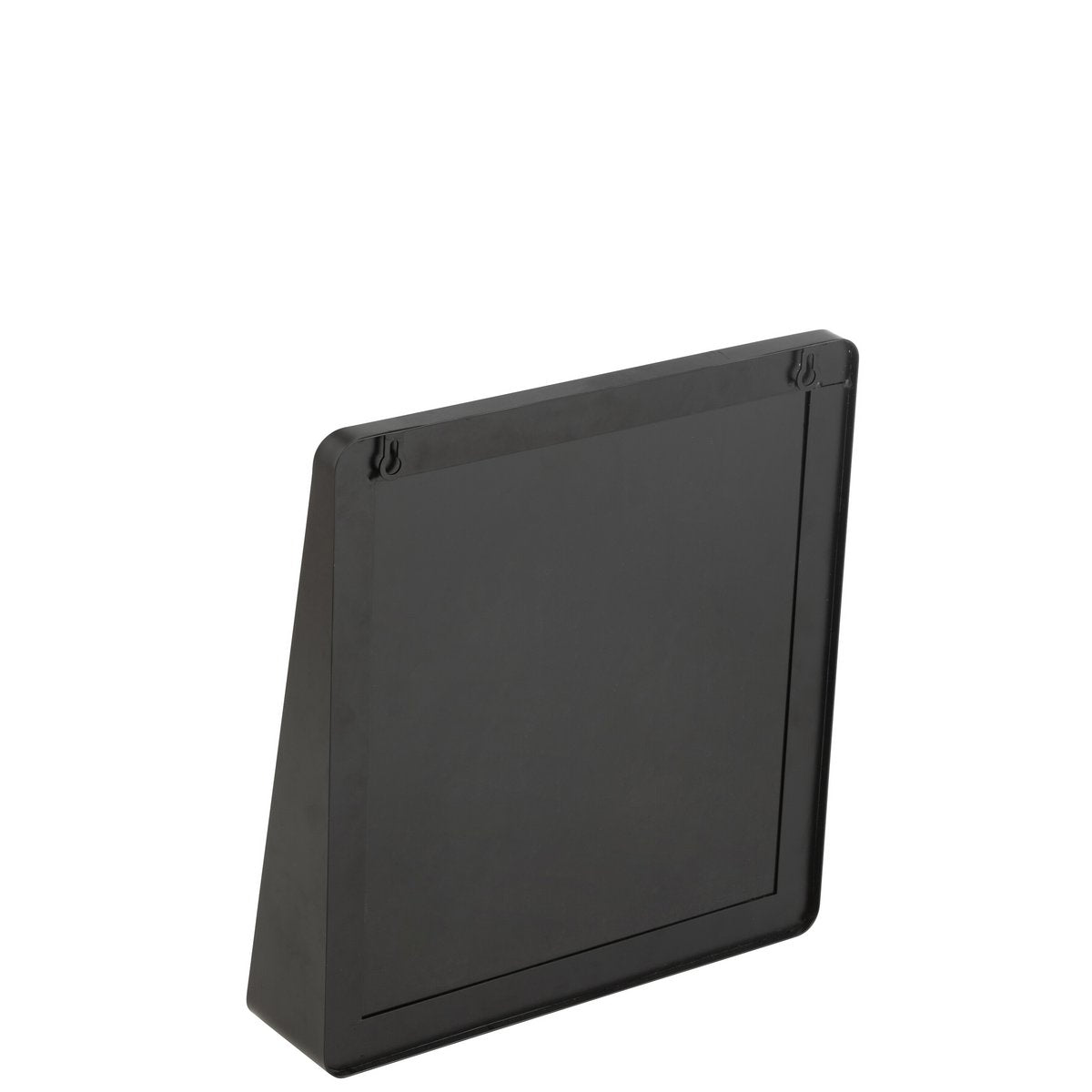 Miroir Liline J-Line carré en métal noir avec cadre élégant