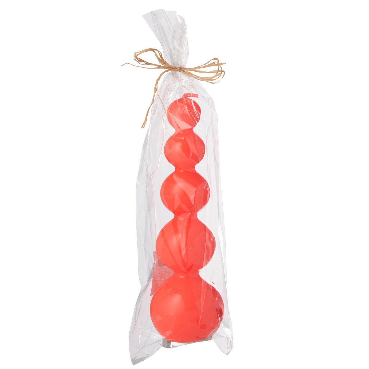 Bougie J-Line Calebasse fluo - rouge - 25 h