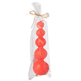 Bougie J-Line Calebasse fluo - rouge - 25 h