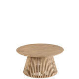 Table d'appoint J-Line Vincent avec accessoires de décoration