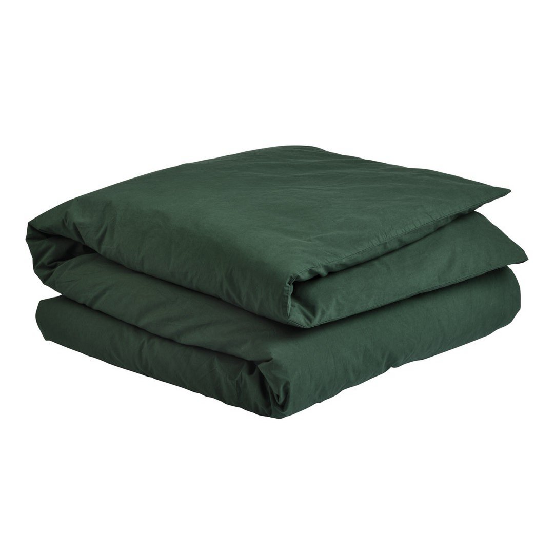 Housse de couette Percas en coton bio, couleur naturelle, vue de face