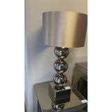 Lampe globe Base bloc Sépia