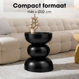 Table d'appoint Luna Noir