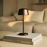 Lampe de table rechargeable Anton Espresso Marron