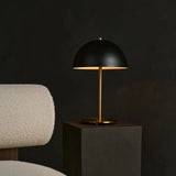 Lampe de table Lola dorée et noire