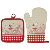 Lot Gant de cuisine/Manique Assa Ficelle 18 x 28