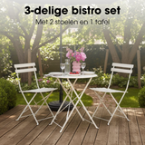 Ensemble bistro de jardin Laurence Blanc
