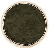 Tapis Many Olive diamètre 160 cm