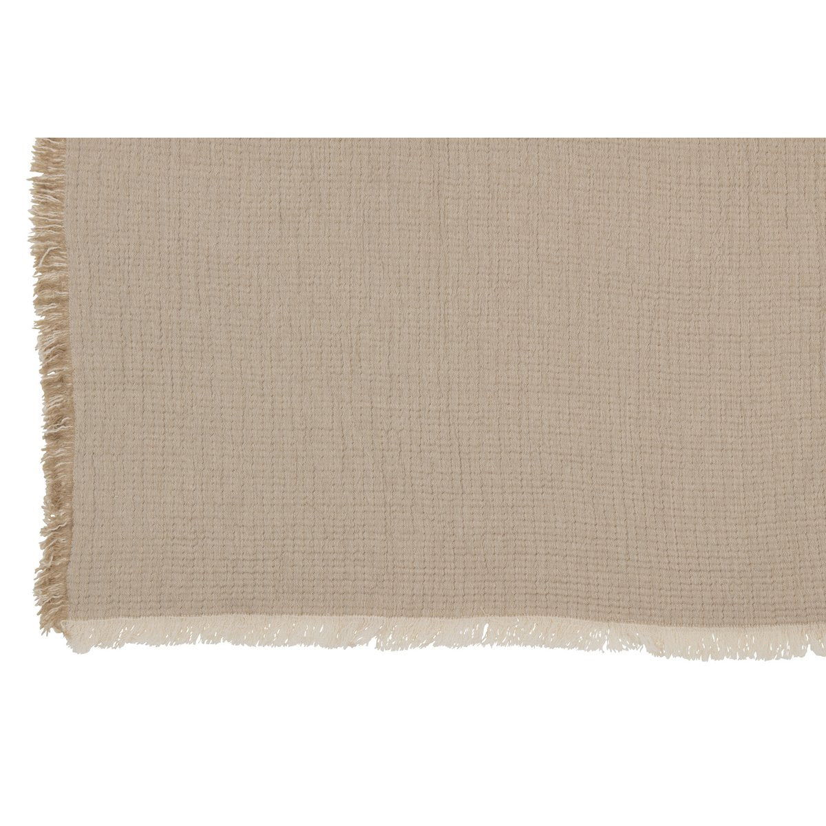 Vue du plaid J-Line drapé sur un canapé moderne