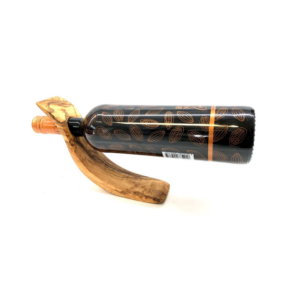 Porte-bouteille WAVE avec bouteille de vin, ambiance décorative