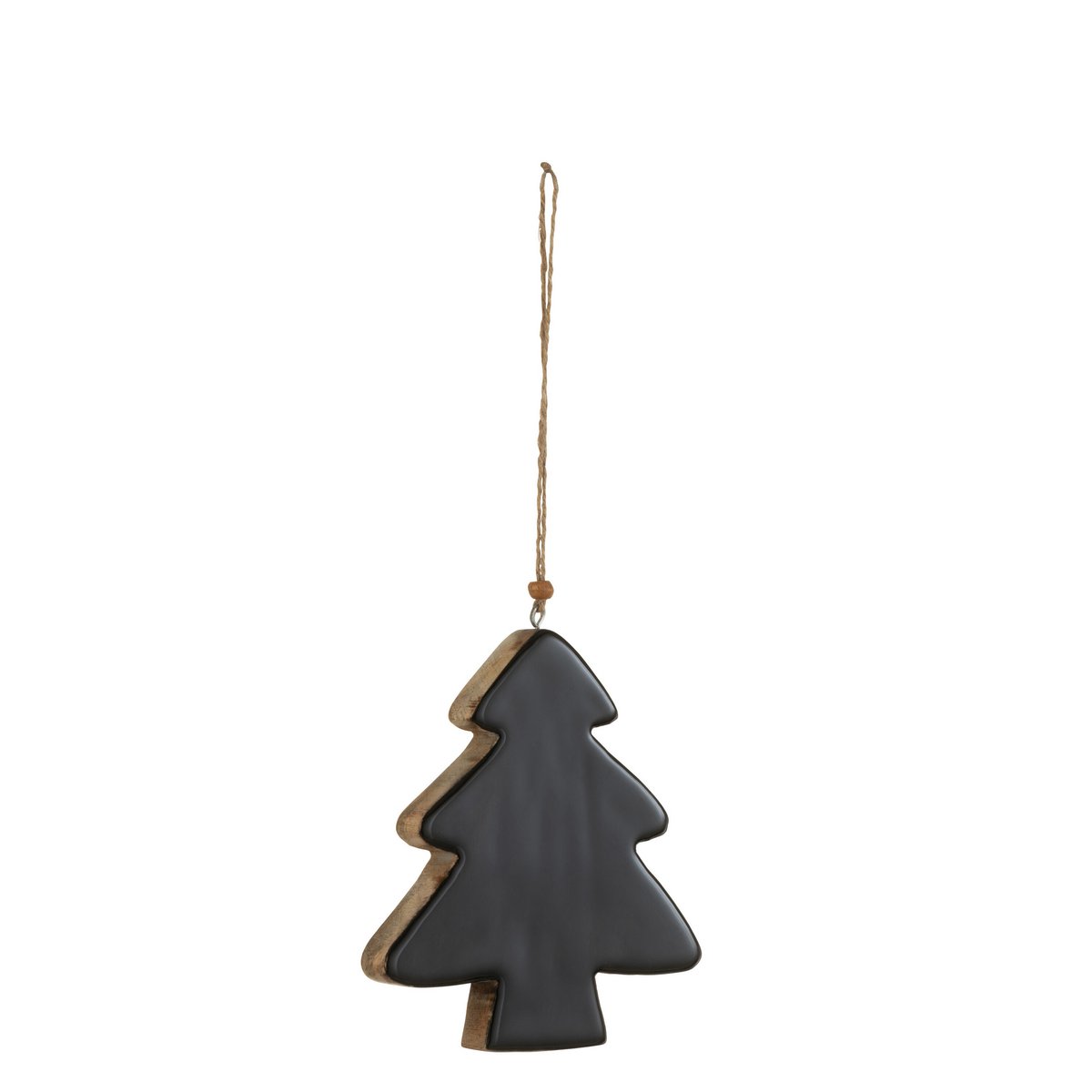 Cintre de Noël J-Line en bois noir, élégant et fonctionnel