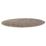 Détail du tissage du tapis Tissia Thym en polypropylène