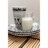 Carafe J-Line Ella en verre transparent, vue de face