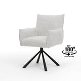 Fauteuil Focus en tissu Oasis Shell couleur Turning Pudding Black, design élégant et contemporain.