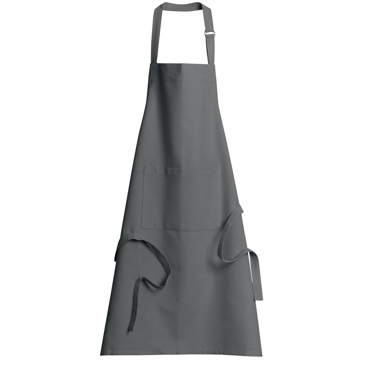 Tablier de cuisine Dario en coton recyclé avec poche avant et attache réglable